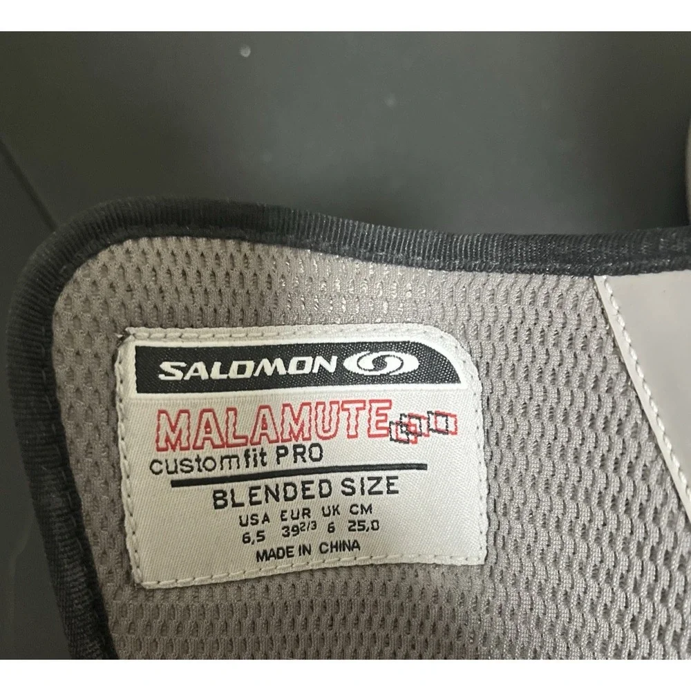 Salomon Malamute Boots Men Size‎ 6.5 -Custom Fit Pro Speed Laces